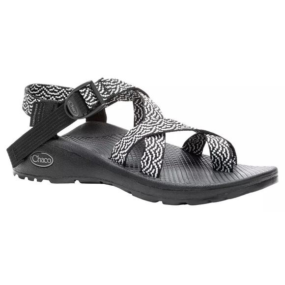 Chaco Black and White Printed ZX/2 Cloud Strappy Sandals Size 6 Gorp Outdoor - Picture 1 of 10